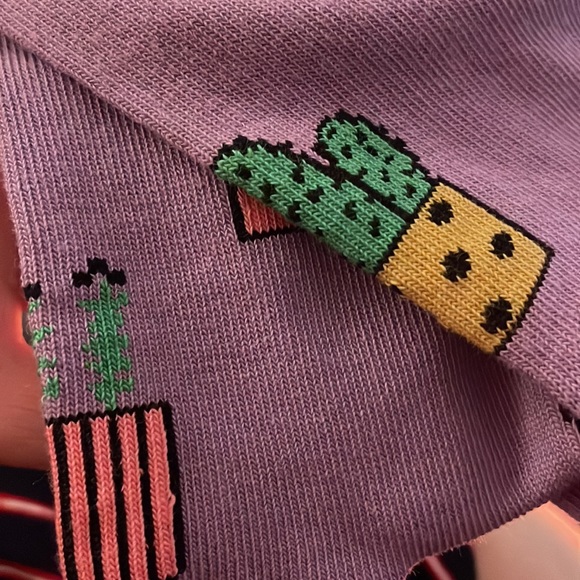 NEW! Friday Sock Co “ Crazy PLANT 🪴 LADY SOCKS - Picture 6 of 6